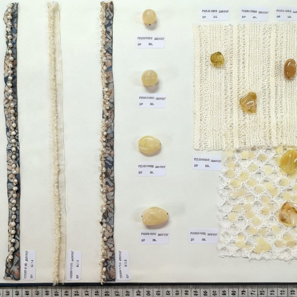 Beaded Trim Lace for Apparel, Bridal & DIY Crafts