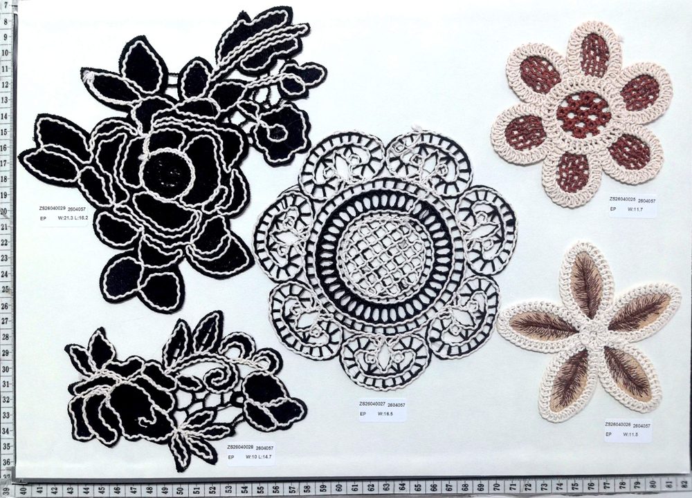Embroidered Applique for Wedding Dress & DIY Sewing
