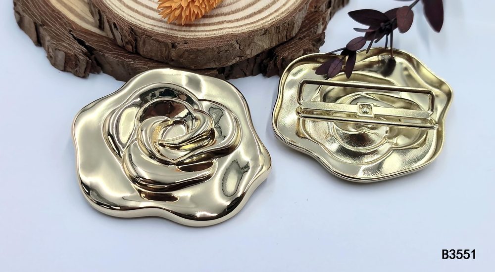 Metal Scarf Buckle Clasp for Scarves Shirts and Bags