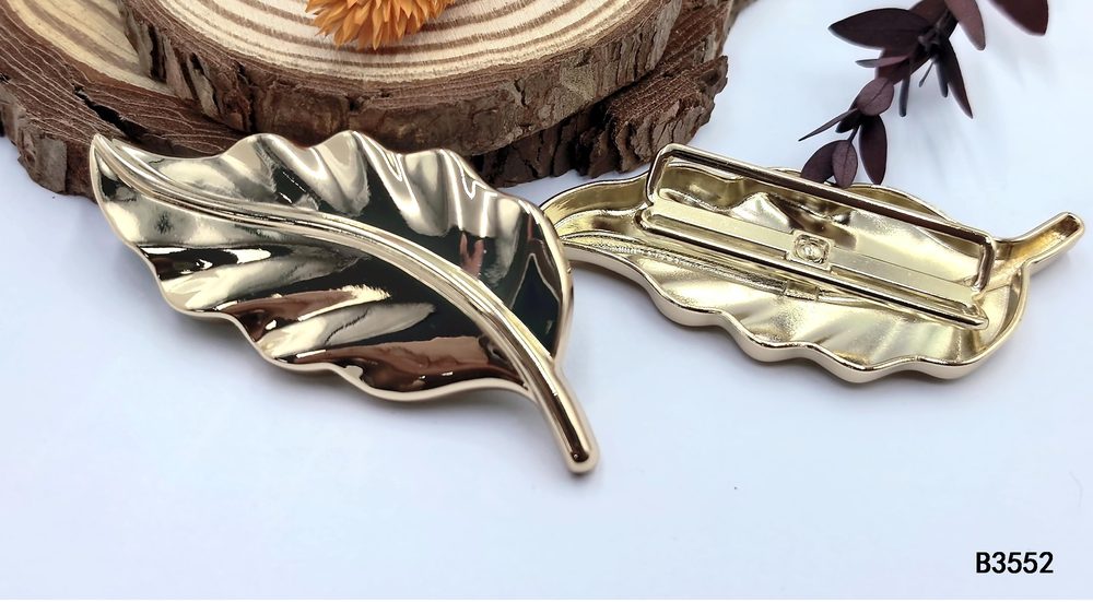 Metal Scarf Buckle Brooch Pin for Scarves and Bags