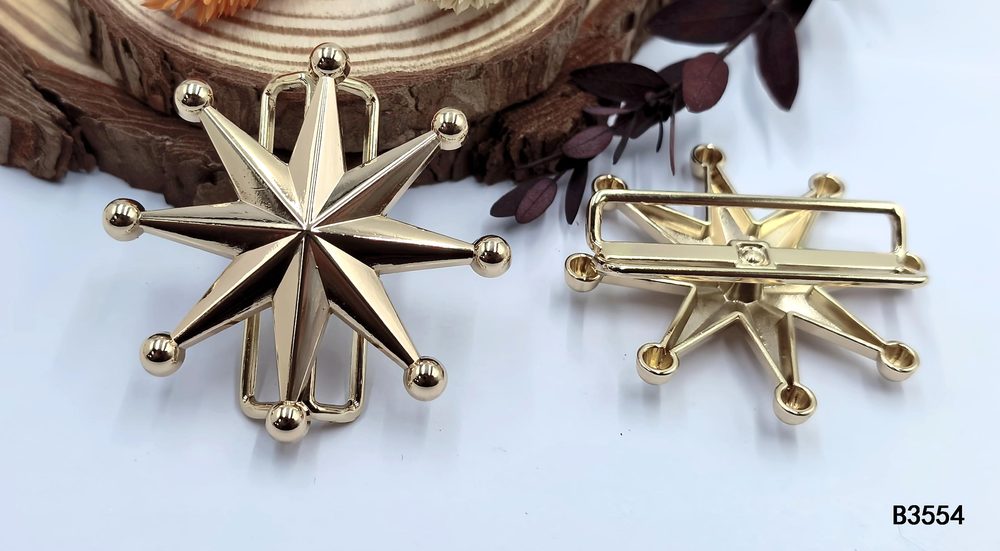 Metal Scarf Buckle for Scarves and Outfits
