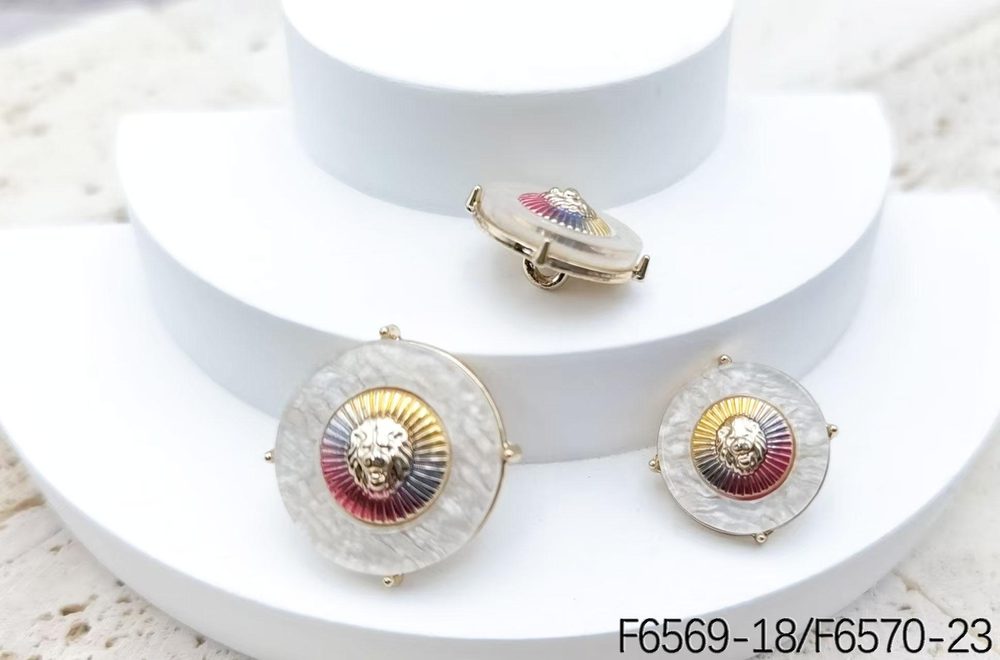 Metal Sew-On Buttons for Coats, Blazers & Knitwear