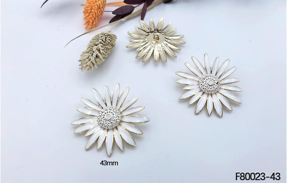 Large Metal Brooch Scarf Buckle for Coats and Bags