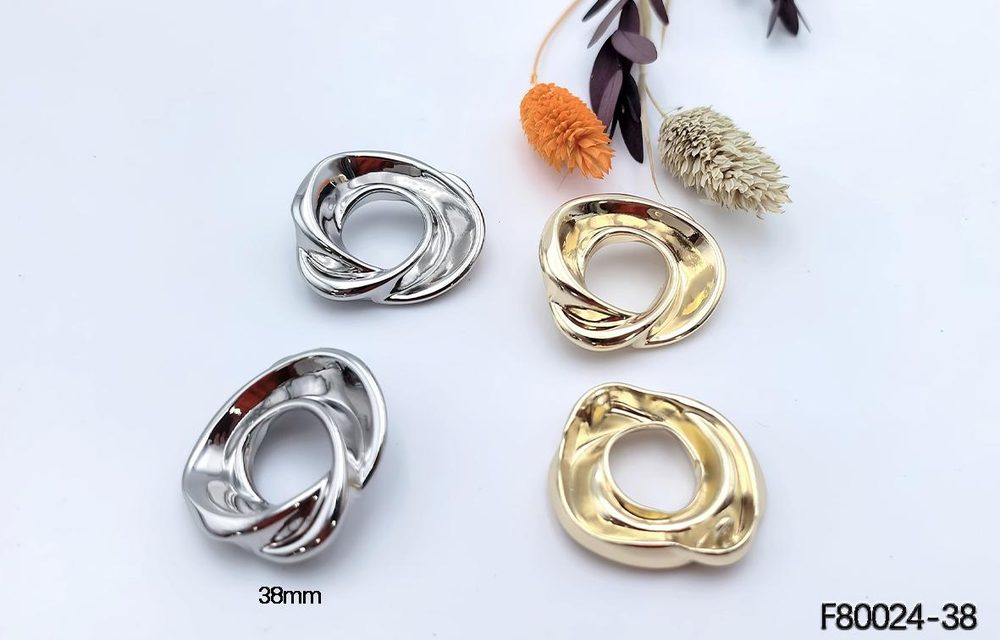 Large Metal Brooch Scarf Buckle for Coats and Bags