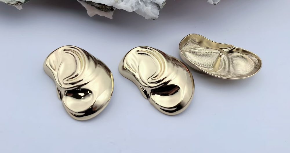 Large Metal Sew-On Button for Coats, Jackets & Bags