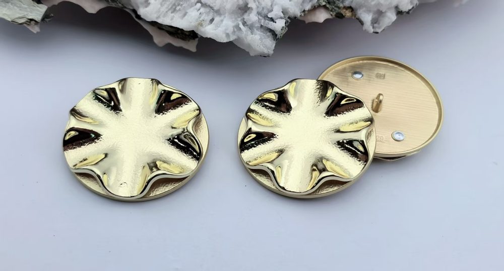 Large Metal Sew-On Button for Coats, Bags & DIY