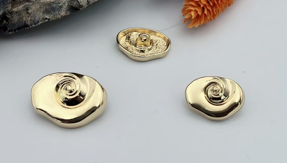 Metal Sew-On Buttons for Coats, Blazers & Knitwear