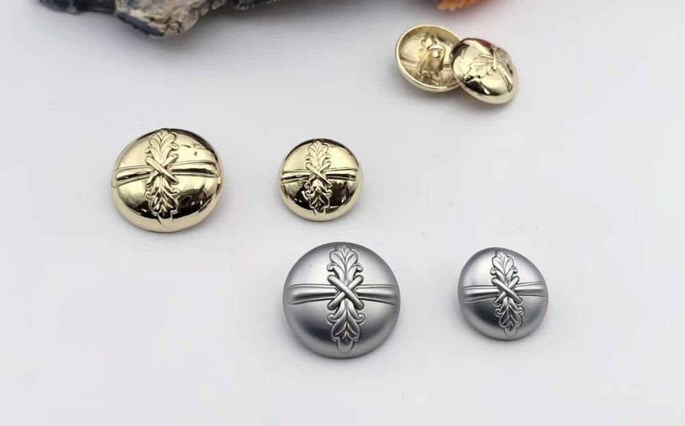 Metal Sew-on Buttons F80312/F80313 for Coats & Blazers
