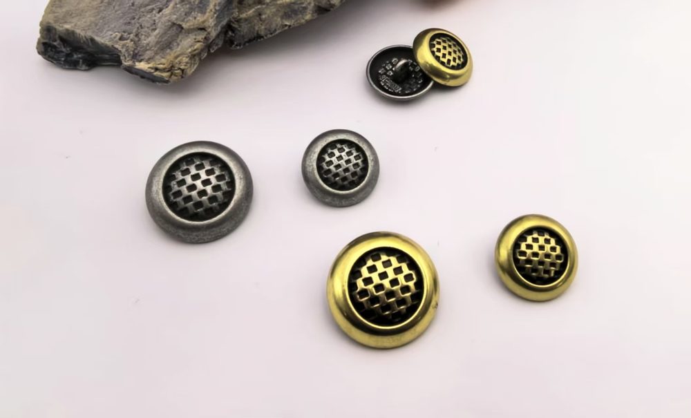 Metal Sew-On Buttons for Coats, Blazers & Knitwear