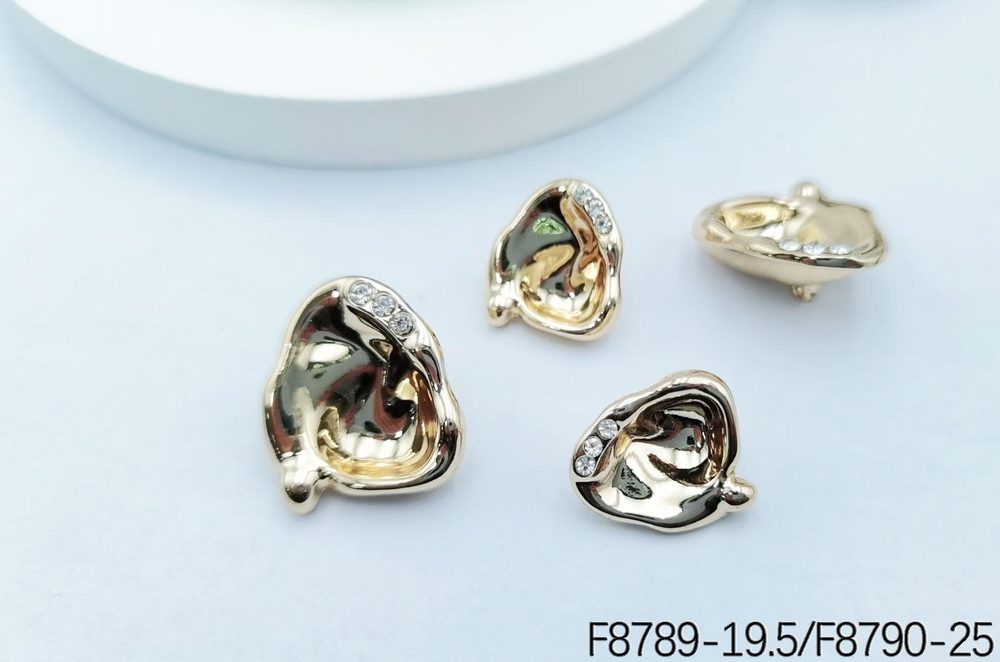 Metal Sew-On Buttons for Coats Blazers Knitwear