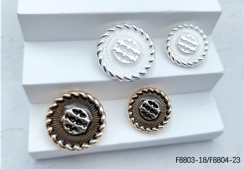Metal Sew-On Buttons for Coats, Blazers & Knitwear