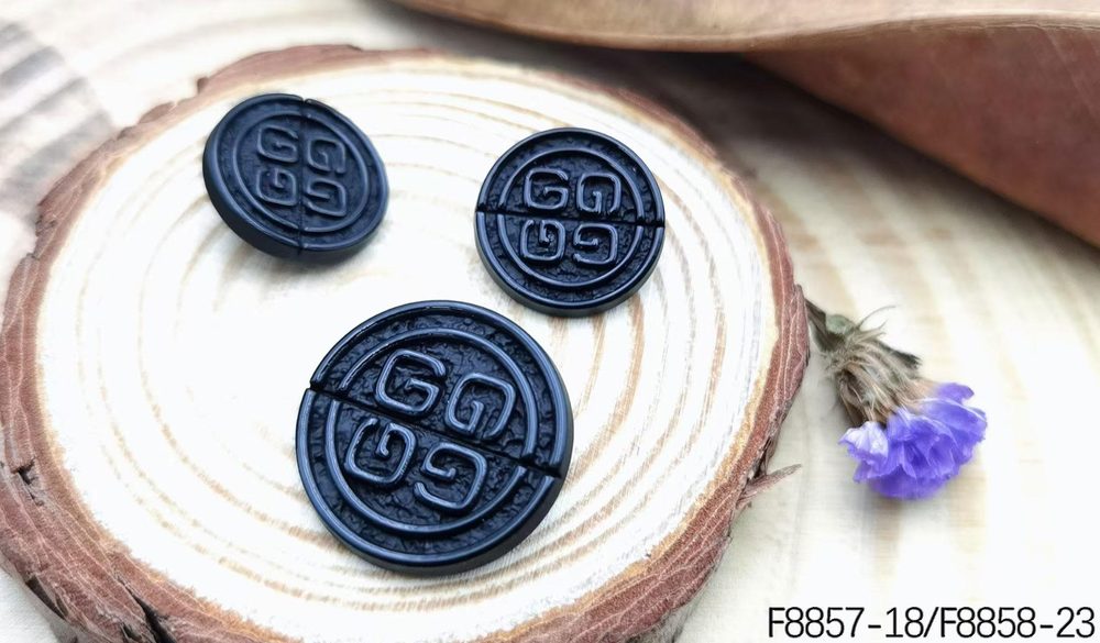 Metal Sew-on Buttons F8857/F8858 for Coats Blazers Cardigans