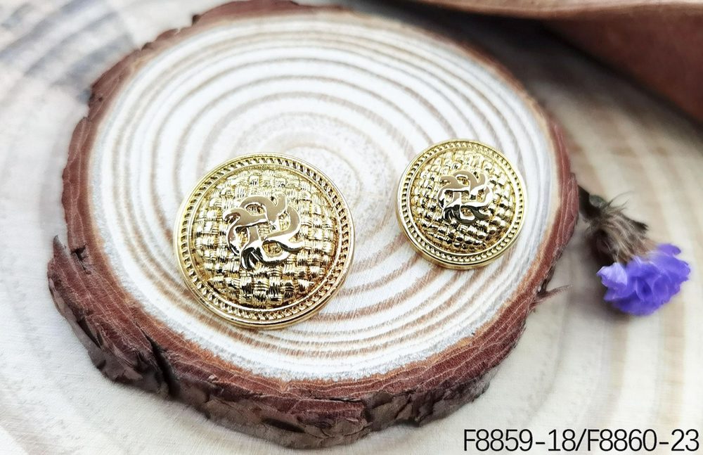 Metal Sew-On Buttons for Coats Blazers and Cardigans