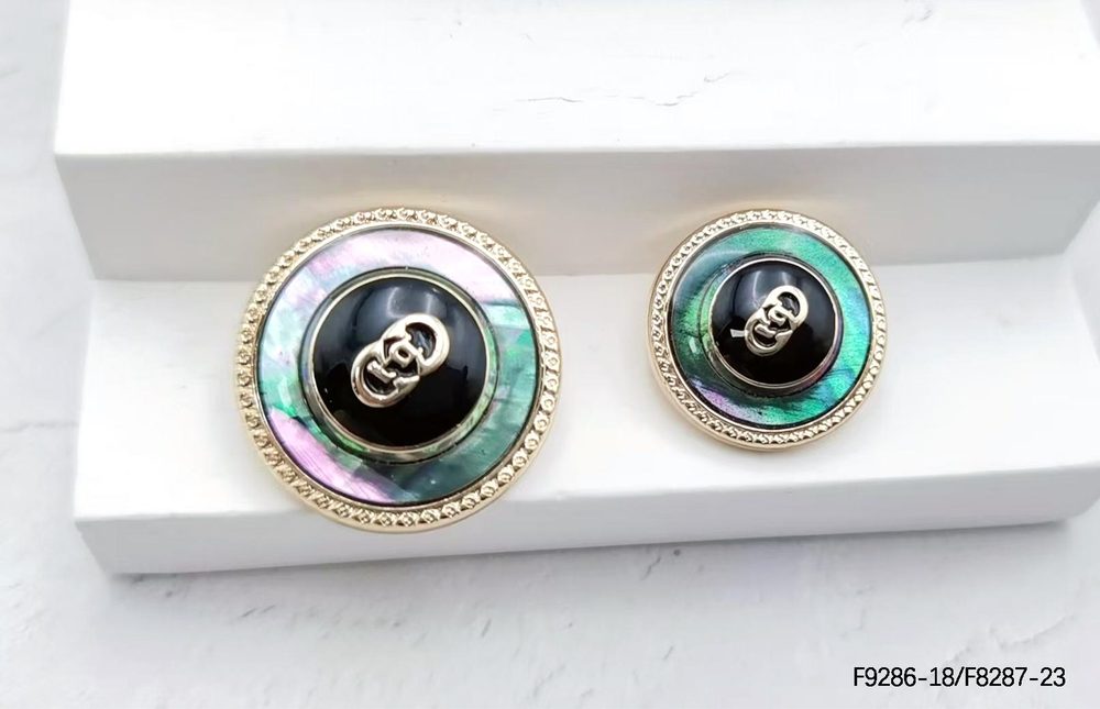 Metal Sew-On Buttons for Coats, Suits & Knitwear