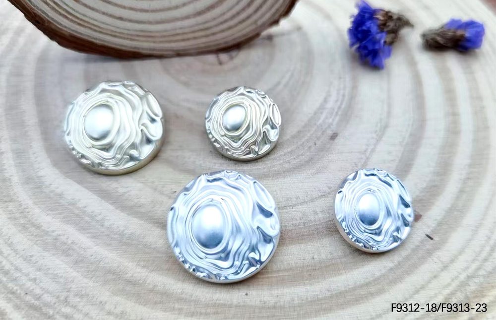 Metal Sew-On Buttons F9312/F9313 for Coats & Suits