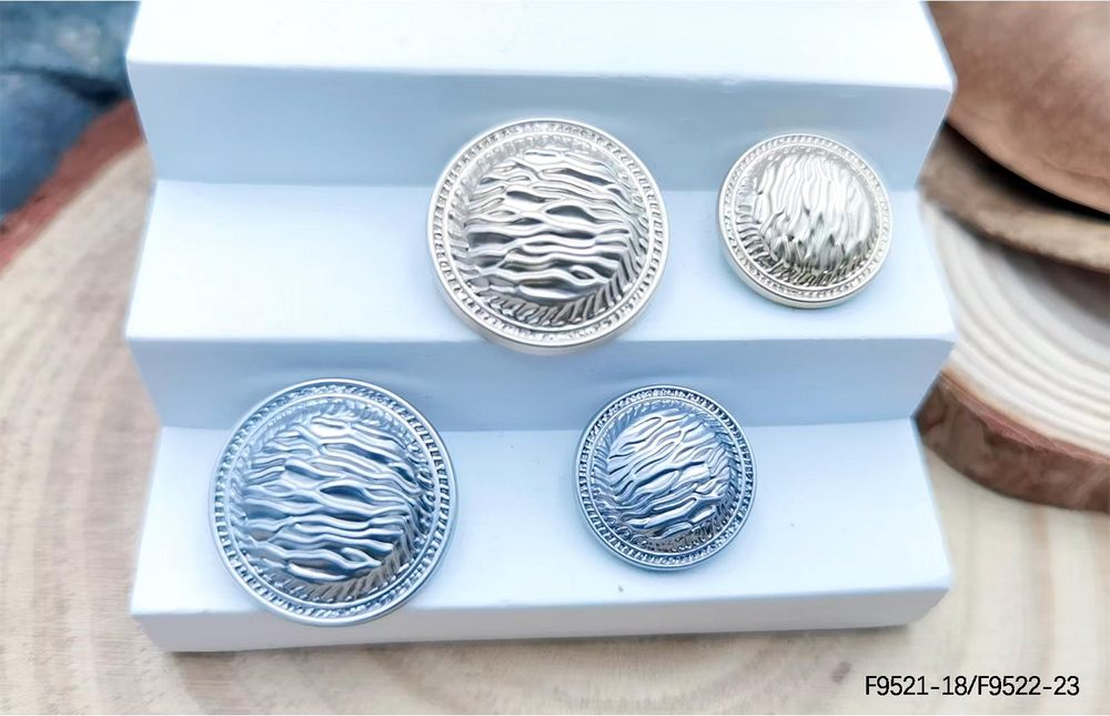 Metal Sew-On Buttons for Coats, Blazers & Knitwear