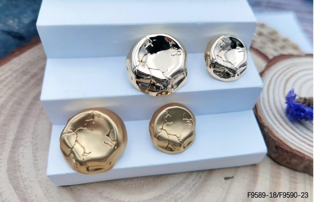Metal Decorative Sew-on Buttons for Coats and Suits