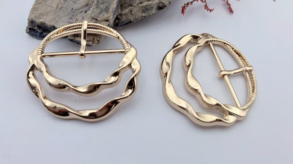 Metal Pin Buckle for Belts, Trench Coats & Bag Straps