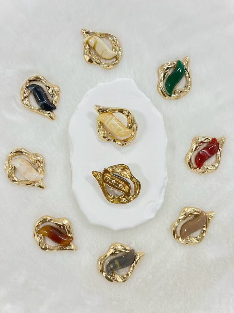 Decorative Brooch & Scarf Buckle for Apparel and DIY Crafts