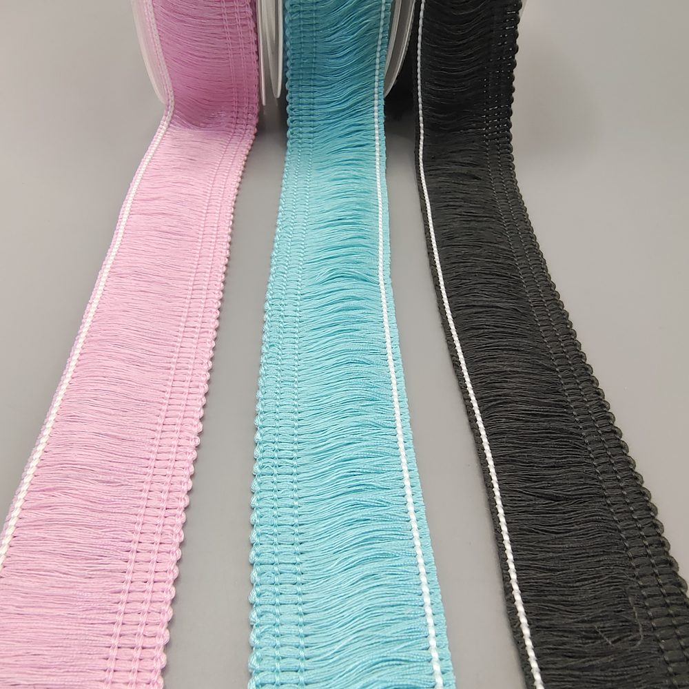 Fringe Trim for Garment, Home Textile & DIY Crafts, Custom Color