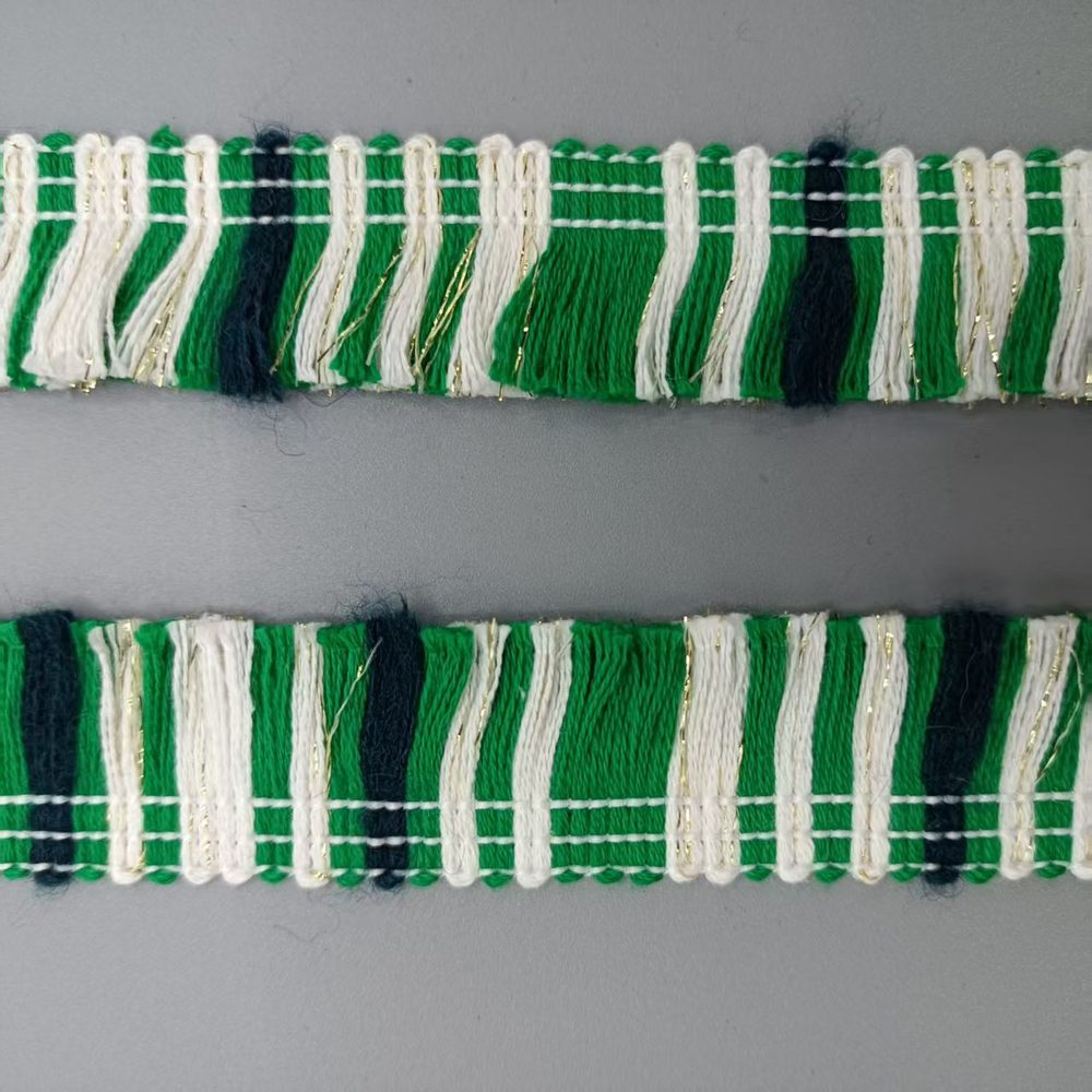 Elegant Fringe Trim for Garments and DIY Crafts