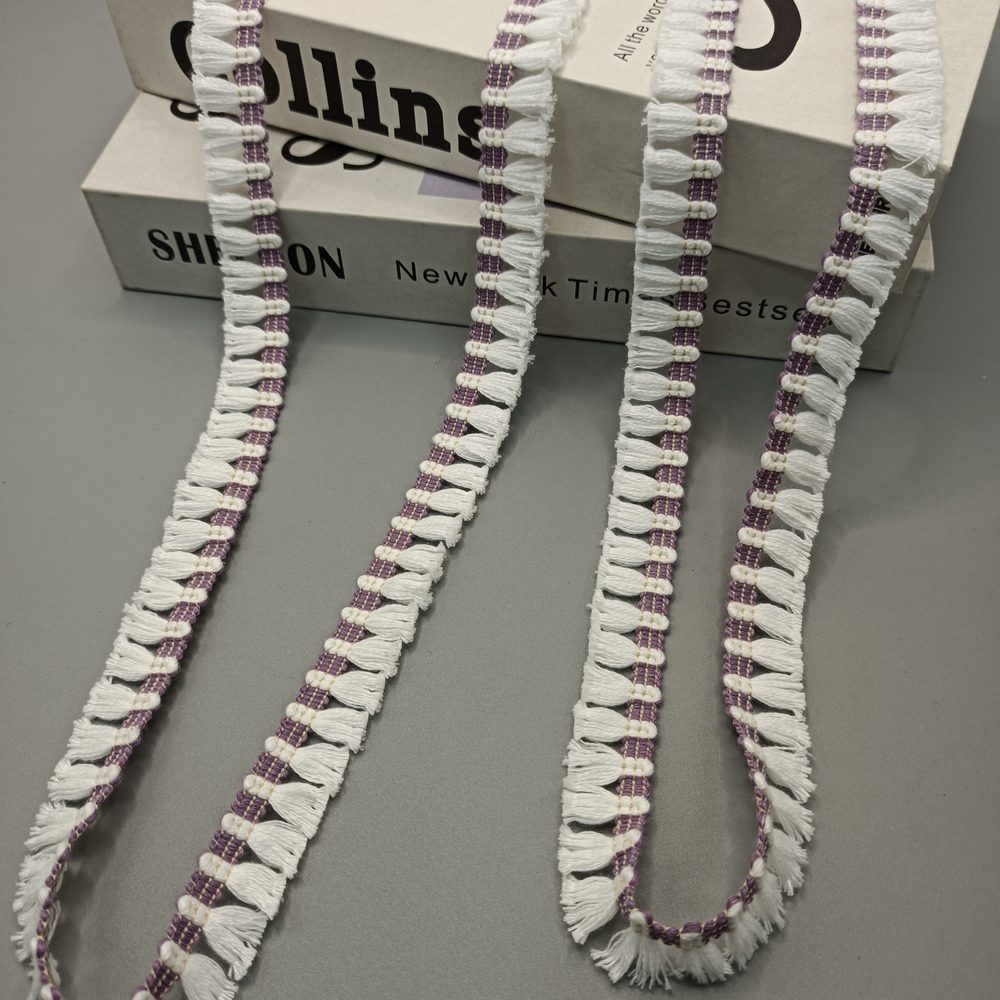Decorative Fringe Trim for Garment, Home Textile & DIY