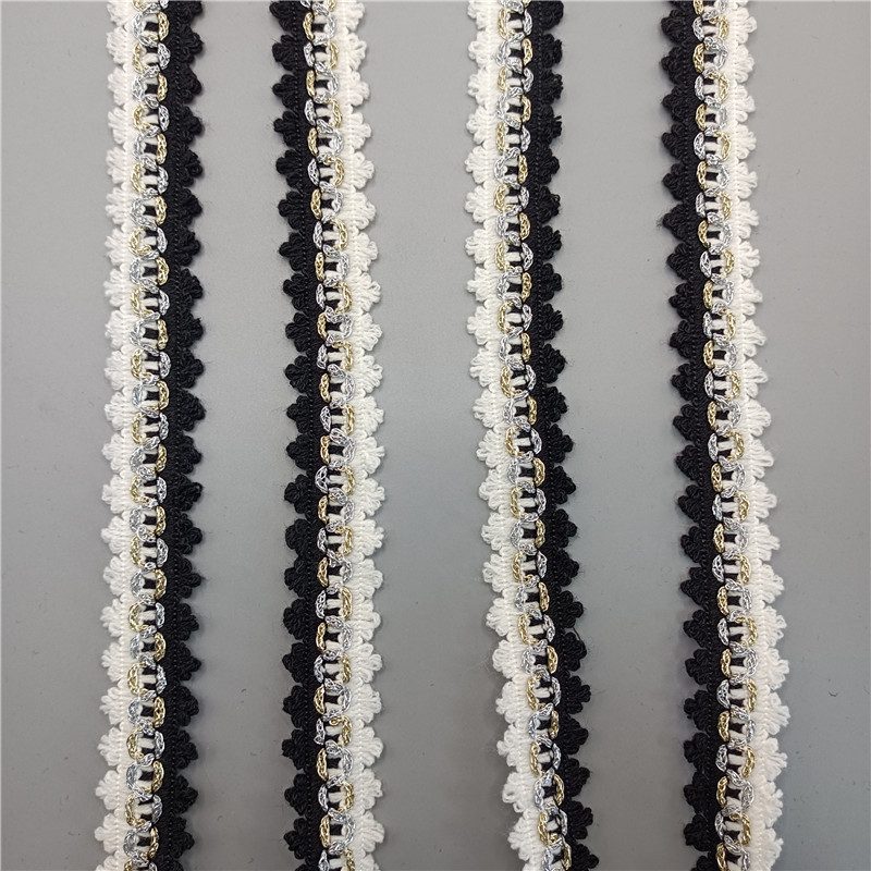 Woven Ribbon Trim for Garment, Bridal & DIY Crafts