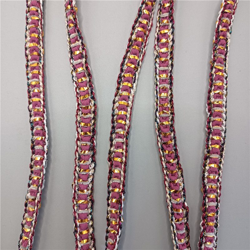 Custom Woven Ribbon & Braid Trim for Garment, Bridal, Home Decor & DIY