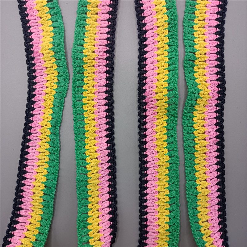 Premium Woven Ribbon Trim for Garment, Bridal & DIY Crafts
