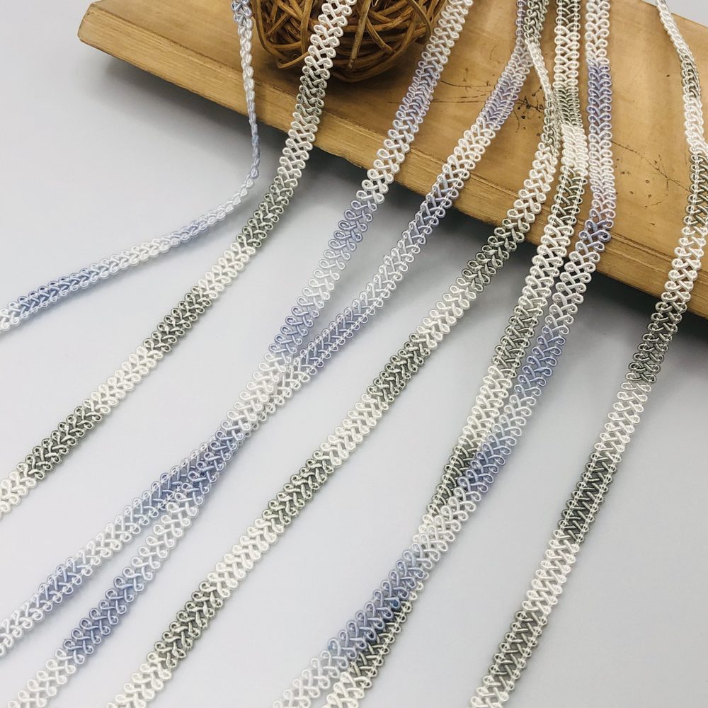 Custom Woven Ribbon Trim for Garment Wedding Dress Home Textile DIY