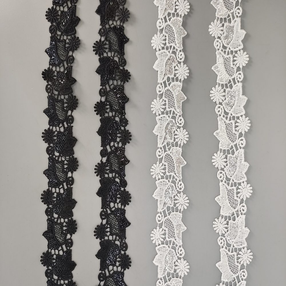 Elegant Lace Trim for Apparel, Bridal, Lingerie & DIY Crafts