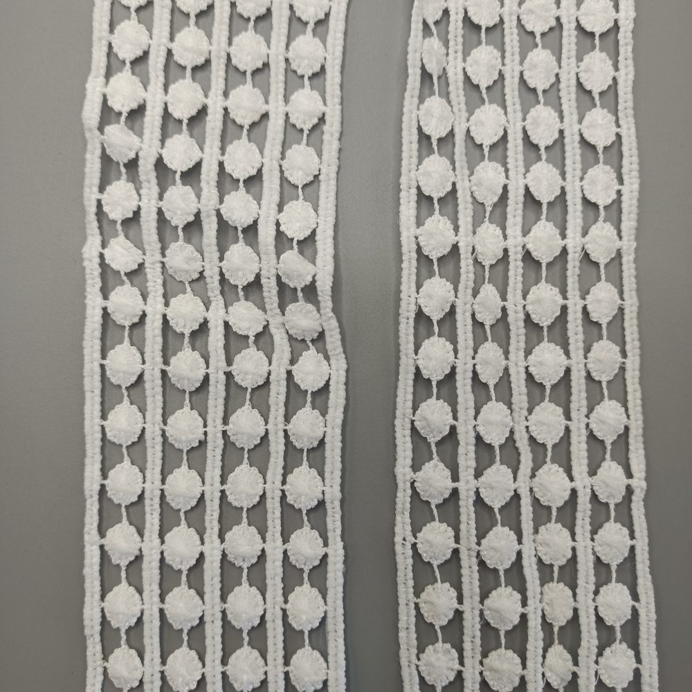 Elegant Lace Trim for Garment, Bridal & Home Textile Decoration