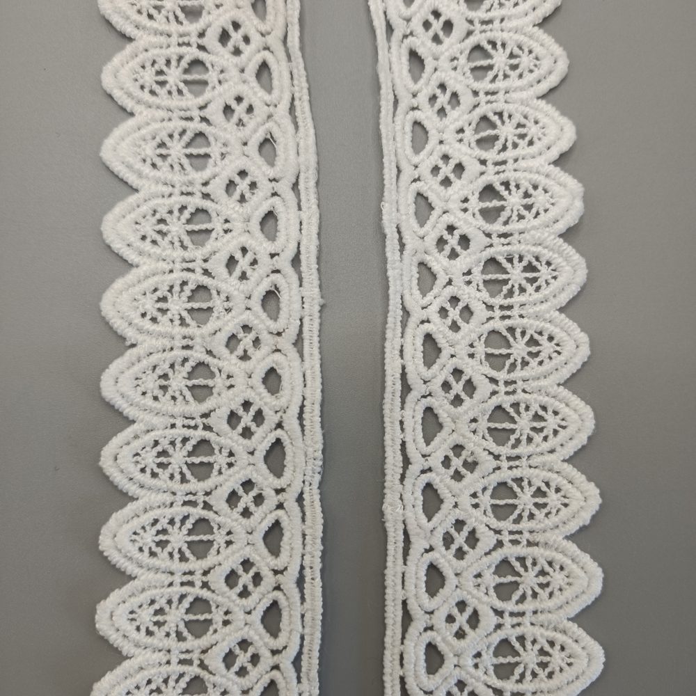Elegant Lace Trim for Garment, Bridal & DIY Crafts