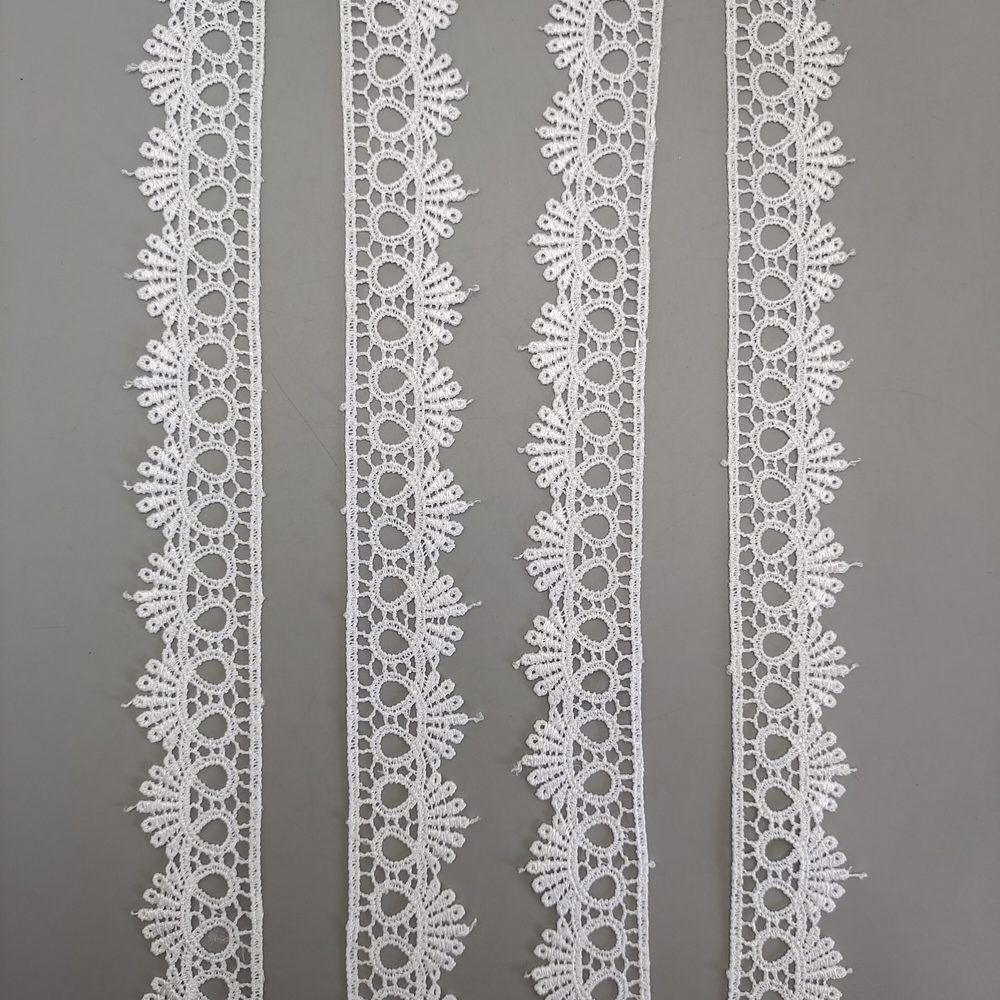 Elegant Lace Trim for Apparel, Bridal, and DIY Crafts