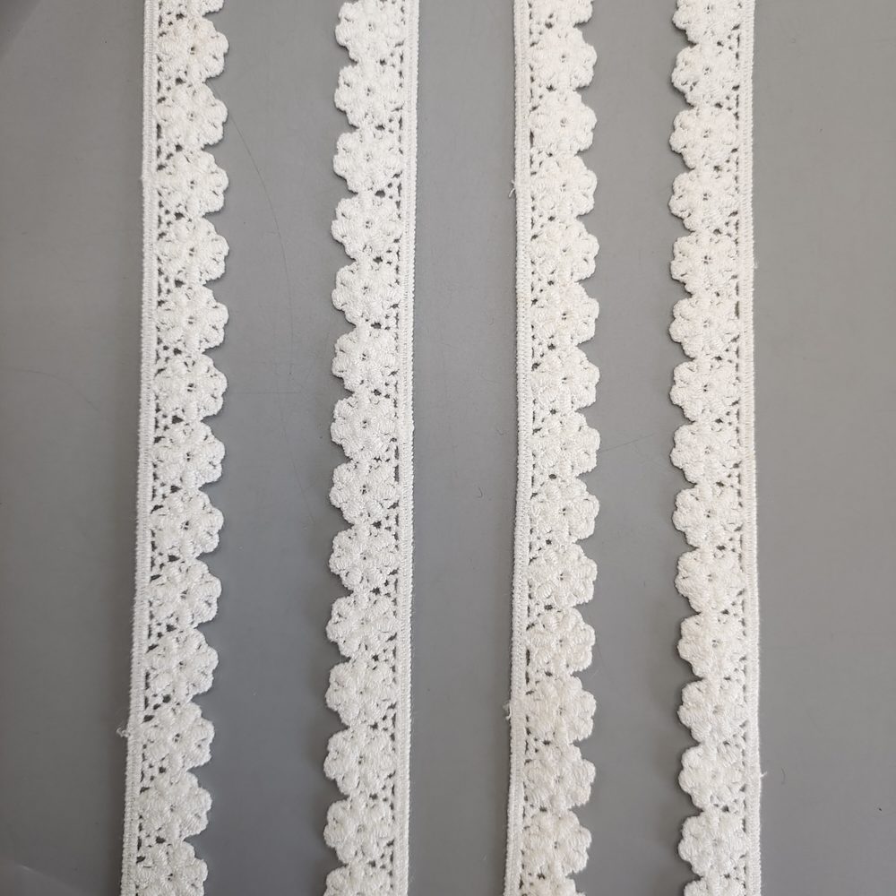 Elegant Lace Trim for Garment, Bridal, Lingerie and Home Textile Decoration