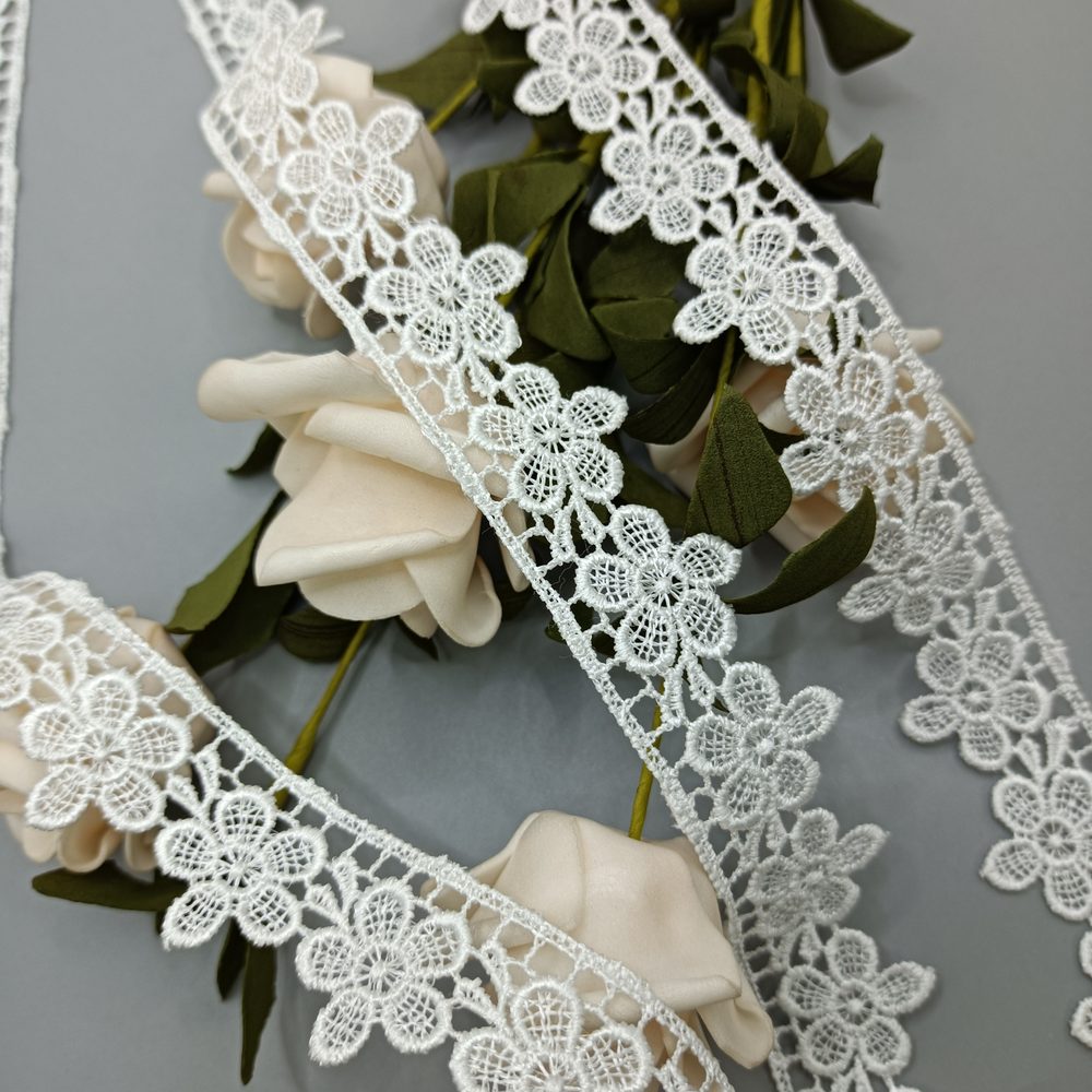 Elegant Lace Trim for Apparel, Bridal, Lingerie & DIY