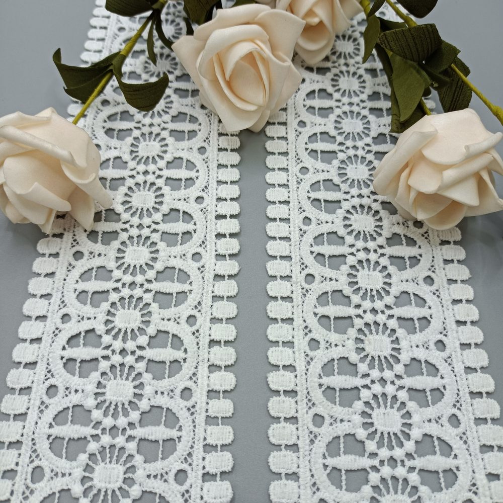 Elegant Lace Trim for Apparel, Bridal, Home Textiles and DIY