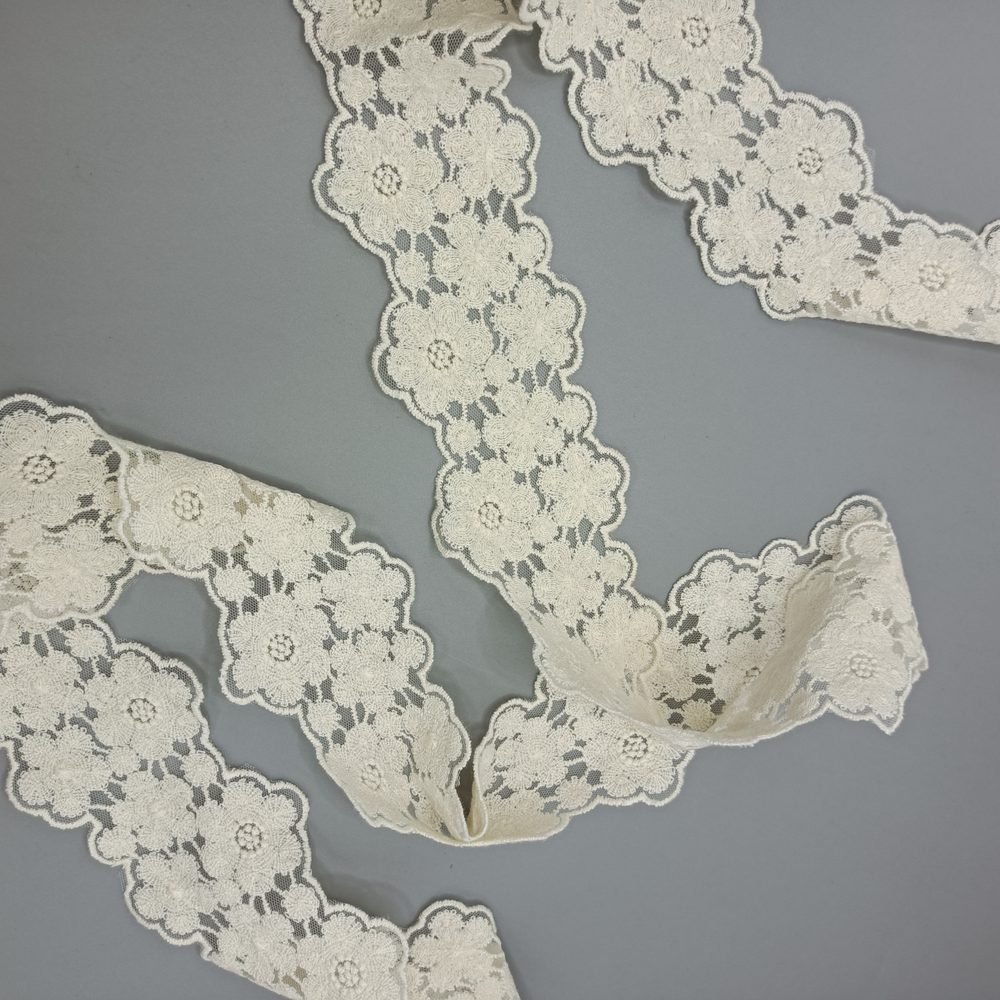 High-Quality Lace Trim for Garment, Bridal & Home Textile Decoration