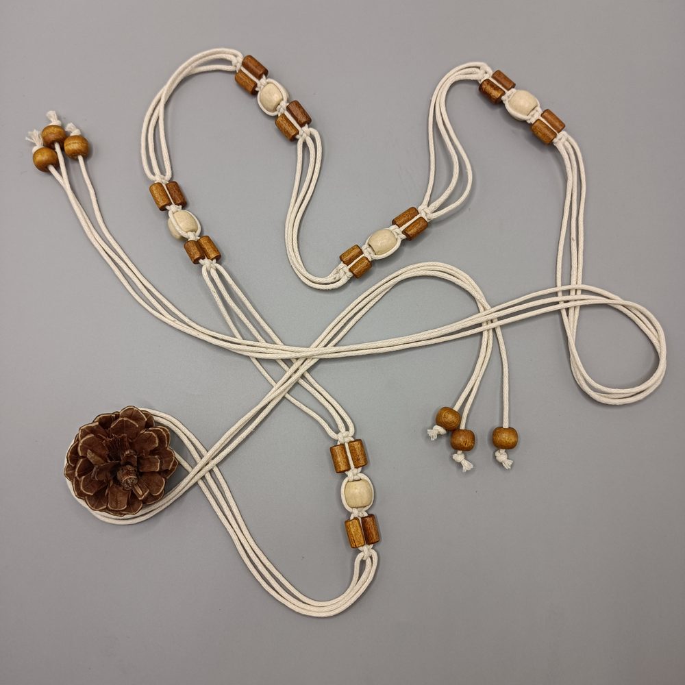 Decorative Waist Tie Cord for Garments & DIY Crafts