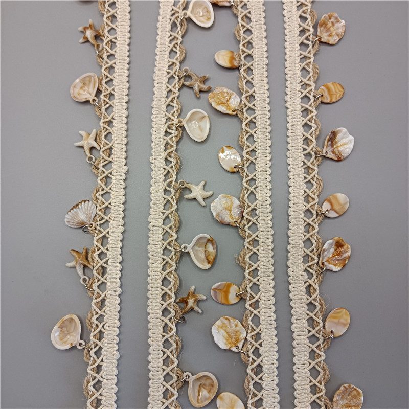 Elegant Beaded Trim for Garments and DIY Crafts