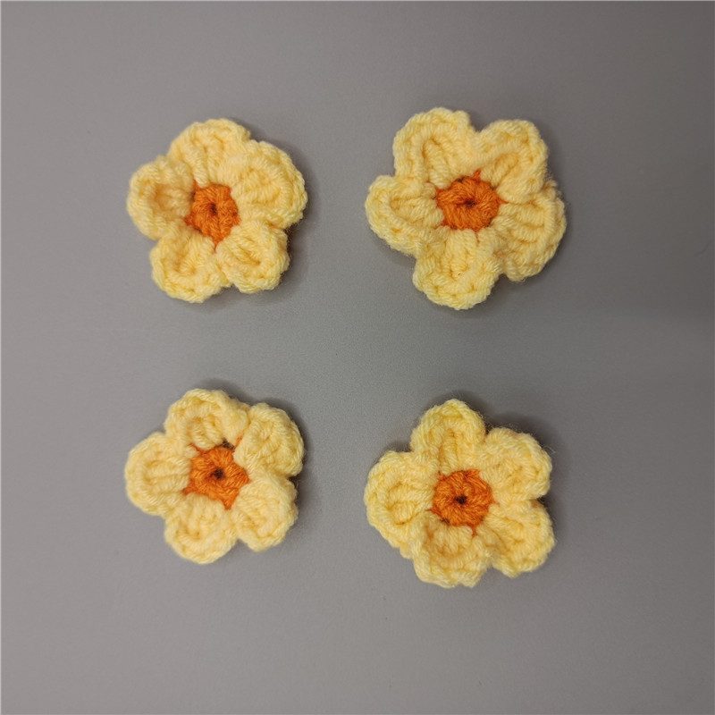 Crochet Appliqués for Garment, Bridal & DIY Crafts