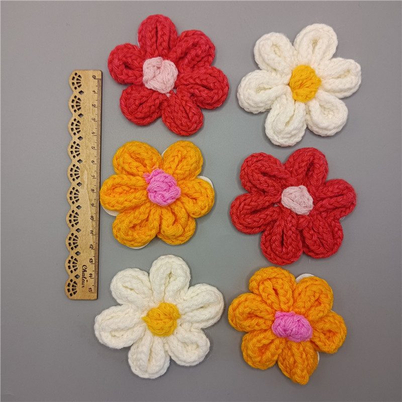 Crochet Appliqués for Garment Bridal & DIY Crafts