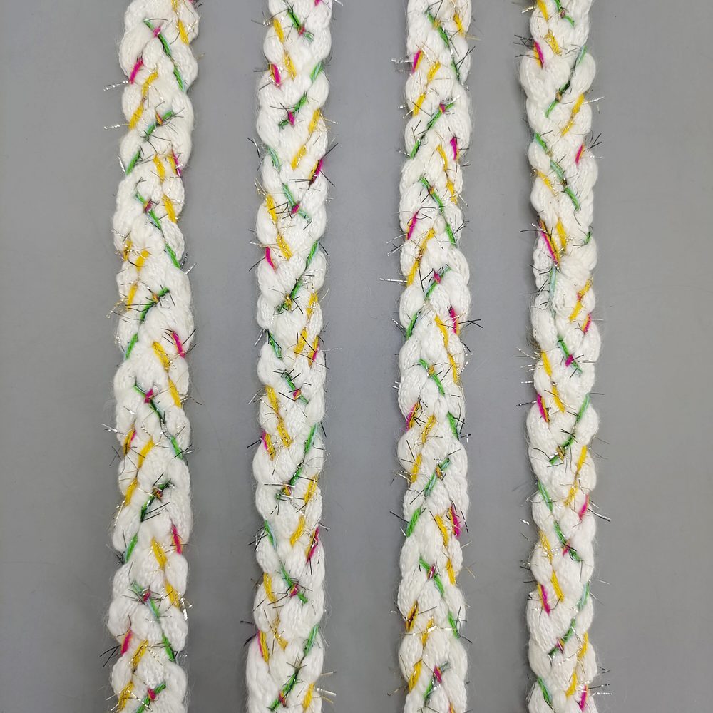 Braided Cord Rope for Garment, Home Decor & DIY Crafts