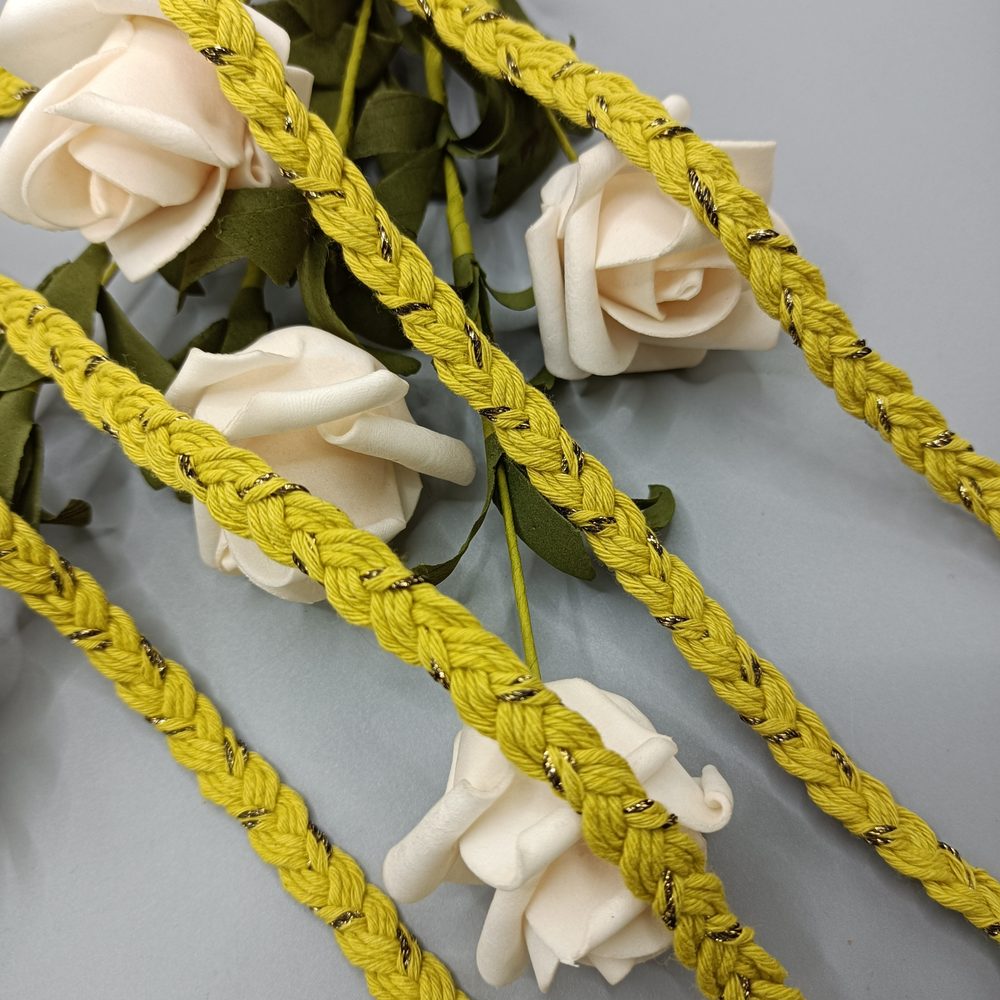 Braided Cord Rope for Garment, Packaging & DIY Crafts