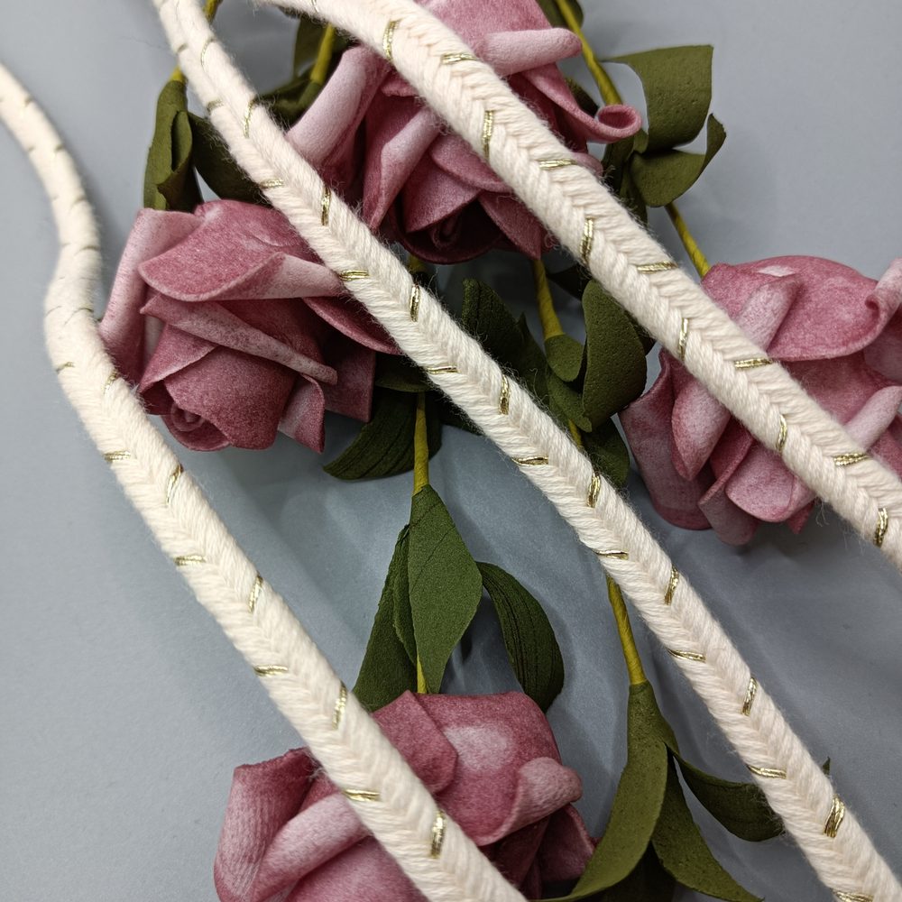 Decorative Cords & Ropes for Garment, Bridal, Lingerie & DIY, Custom Colors