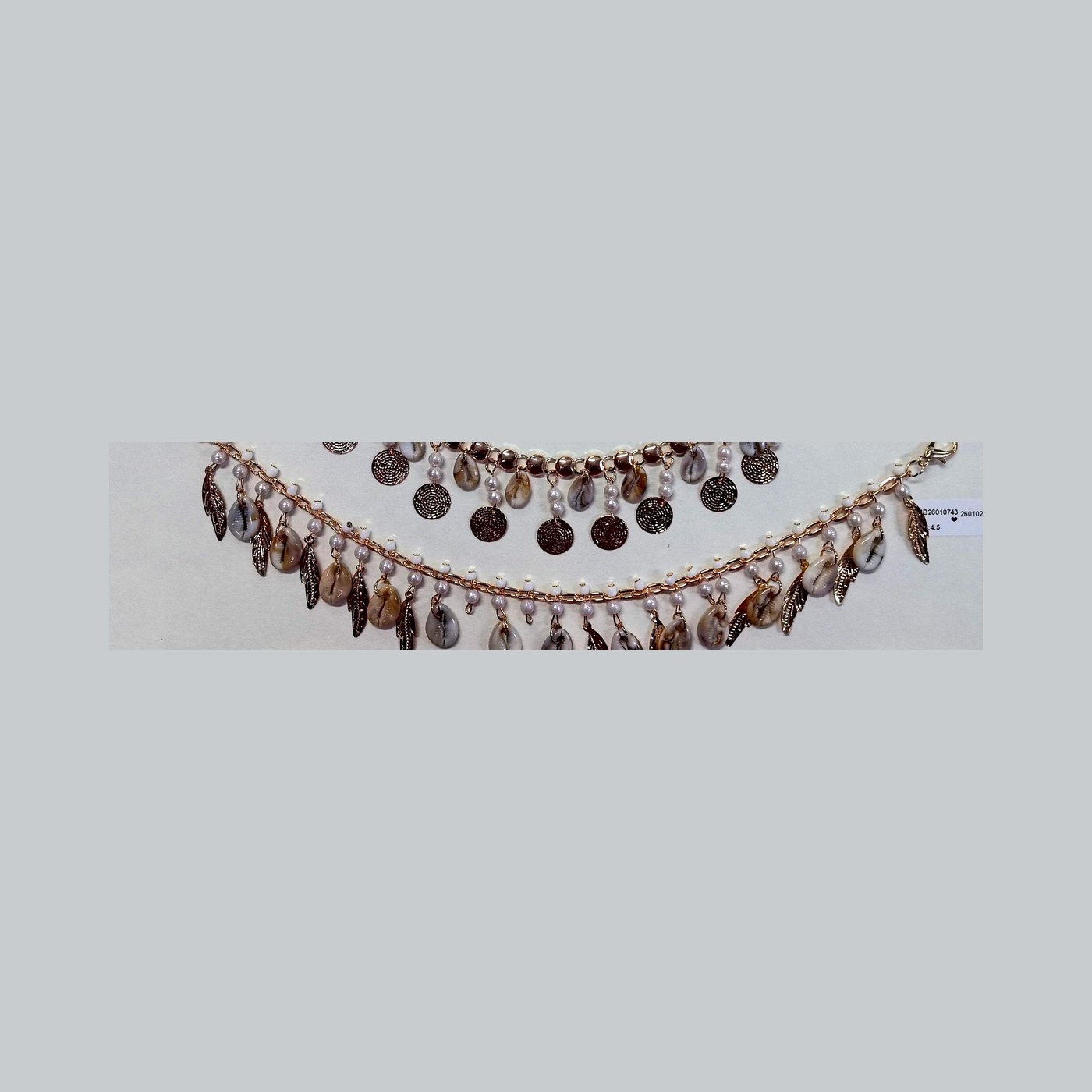 贝壳珍珠腰链 NB26010743