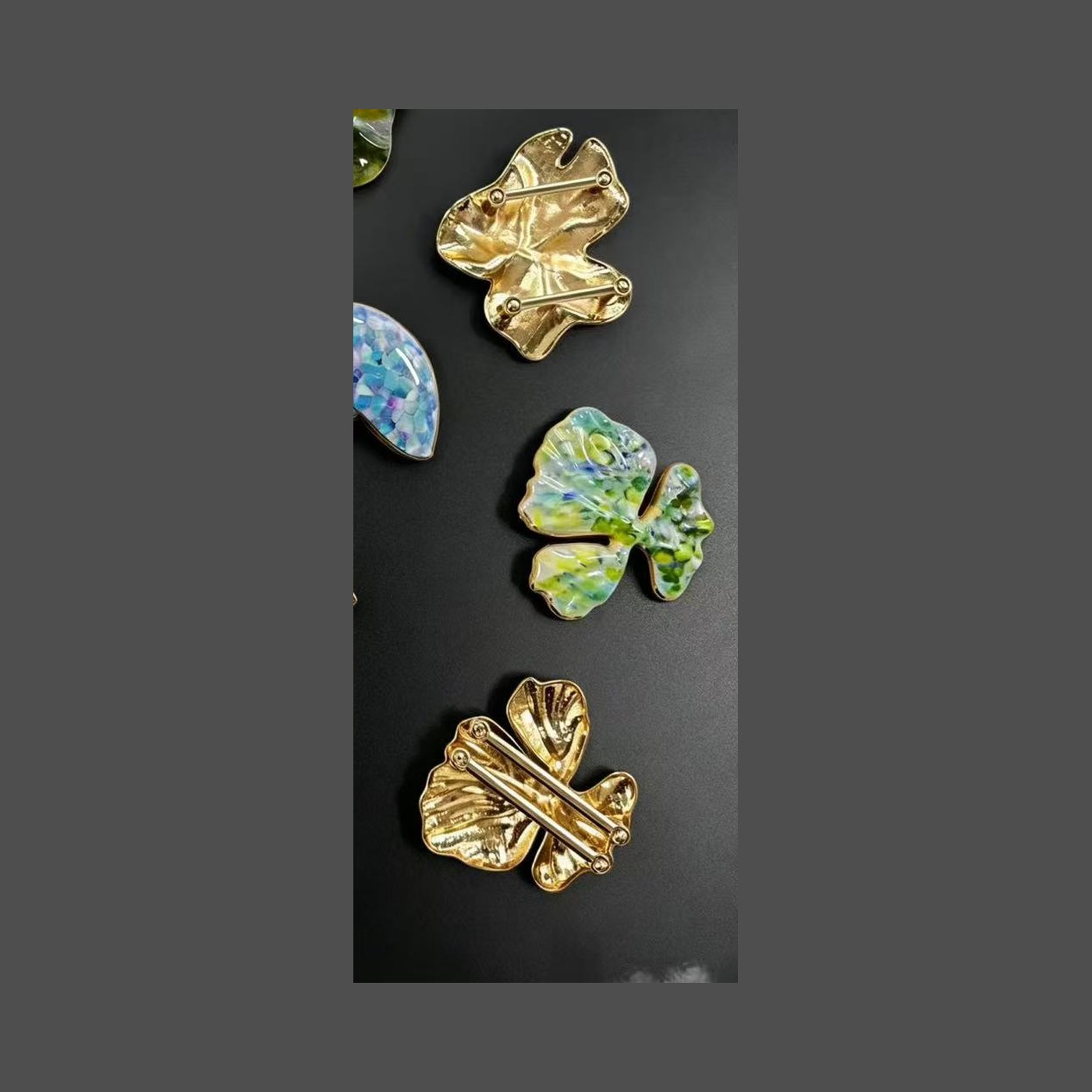 滴油花卉夹 X2-233
