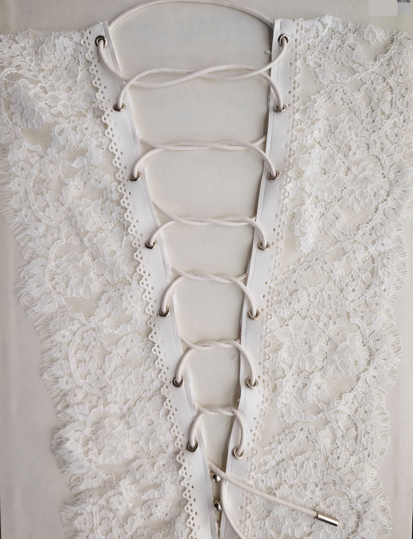 Eyelash Lace Eyelet Corset Panel