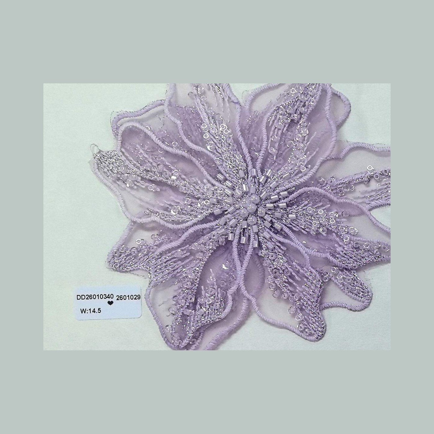 浅紫珠片花卉贴花 DD26010340