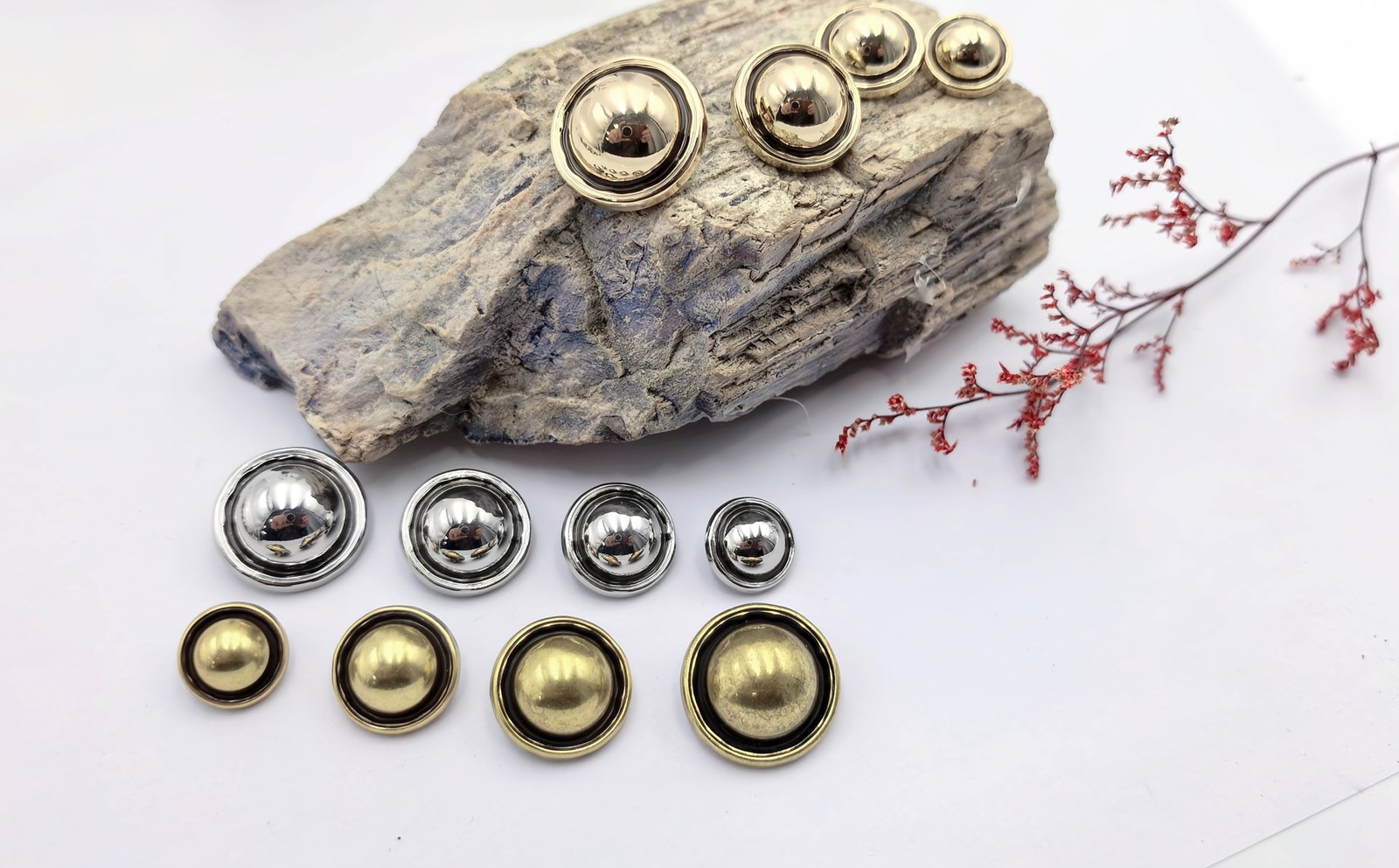 Mushroom Sew-on Button F80341-23/F80340-20/F80339-18/F80338-15